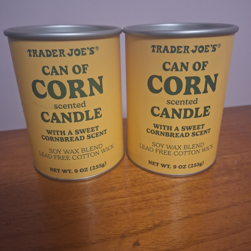 Trader Joe's Cornbread Scented Candle - Yellow